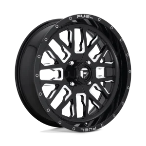 Fuel UTV – D611 STROKE – Black – 20″x7″ 13mm – Summer Wheels – D6112070A544